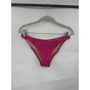 J. Crew Heritage 1989 High Leg Bikini Bottom Women M Pink NEW Vacation Summer